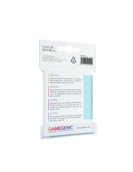 Koszulki na karty Gamegenic: Wewnętrzne CCG (63x88 mm), 100 sztuk Gamegenic Gamegenic Koszulki na karty Gamegenic: Wewnętrzne CCG (63x88 mm), 100 sztuk Gamegenic Gamegenic