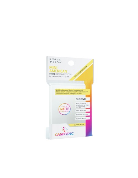 Koszulki na karty Gamegenic: Matte Mini American (42x65 mm), 50 sztuk Gamegenic Gamegenic