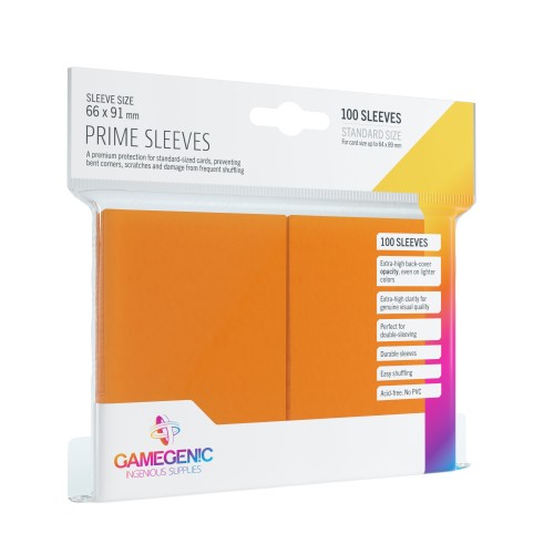 Koszulki na karty Gamegenic: Prime CCG (64x89 mm) - Orange, 100 sztuk Gamegenic Gamegenic