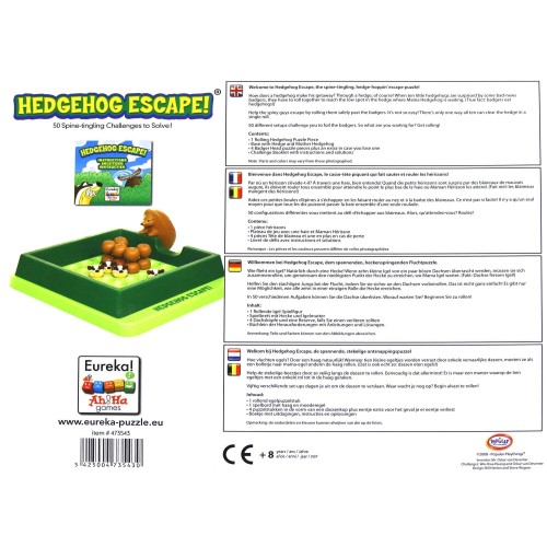 Ah!Ha - Uciekające jeże / Hedgehog Escape - gra logiczna Logiczne Eureka 3D