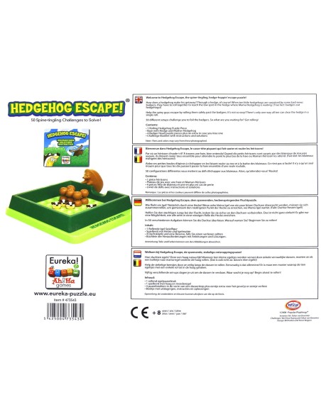 Ah!Ha - Uciekające jeże / Hedgehog Escape - gra logiczna Logiczne Eureka 3D