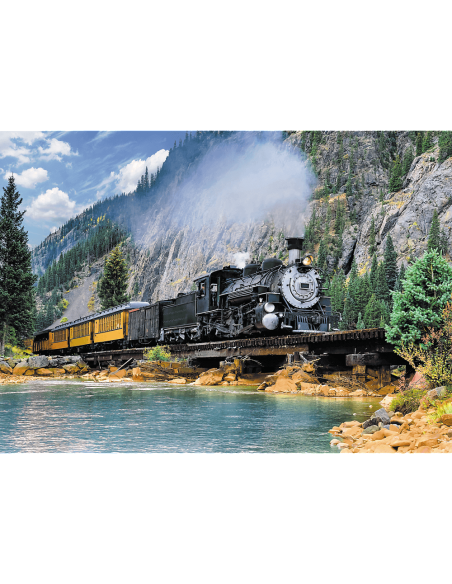 Puzzle 500 el. Górski pociąg Pejzaże Trefl