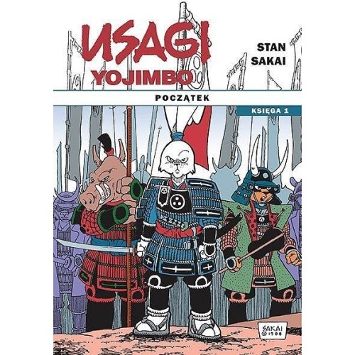 Usagi Yojimbo - Początek. Księga 1 Komiksy dla dzieci i młodzieży Egmont