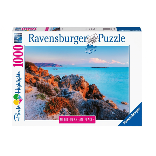 Puzzle 1000 el. Śródziemnomorska Grecja Pejzaże Ravensburger