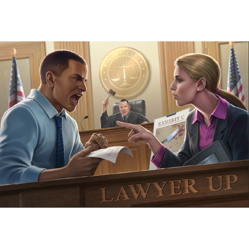 Lawyer Up (edycja Kickstarter Senior Partner) Crowdfunding Rock Manor Games