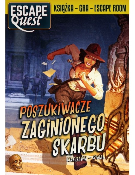 Escape Quest. Poszukiwacze zaginionego skarbu. Książka z łamigłówkami Gry Paragrafowe Egmont Escape Quest. Poszukiwacze zaginionego skarbu. Książka z łamigłówkami Gry Paragrafowe Egmont