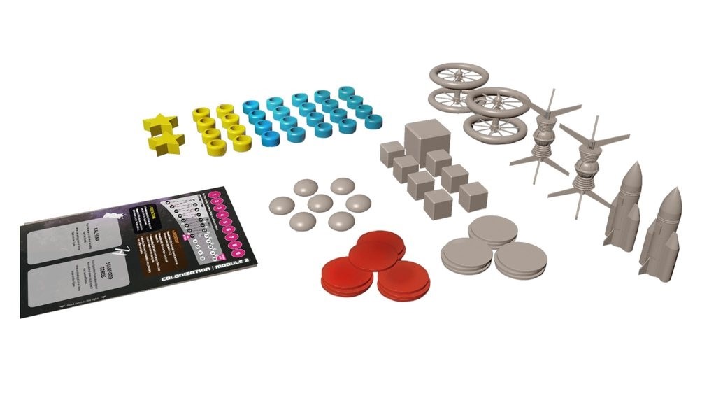 High Frontier 4 All - 6th player component kit