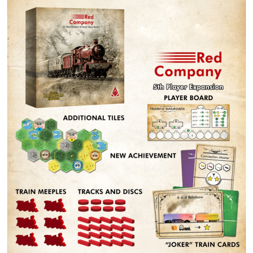 Small Railroad Empires: Red Company Dodatki do Gier Planszowych Archona Games