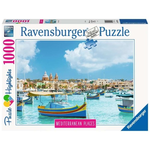 Puzzle 1000 el. Śródziemnomorska Malta Pejzaże Ravensburger