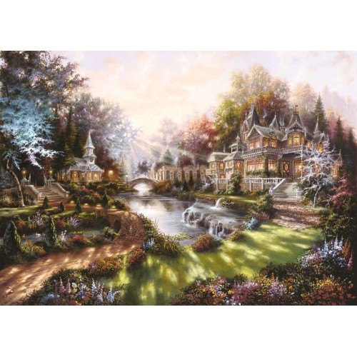 Puzzle 1000 el. Słoneczny poranek Malarstwo Ravensburger