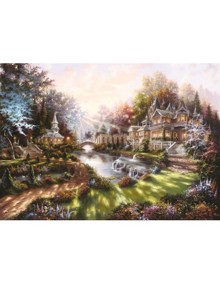 Puzzle 1000 el. Słoneczny poranek Malarstwo Ravensburger