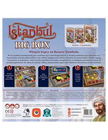 Istanbul(Istambuł): Big Box Strategiczne 2 Pionki