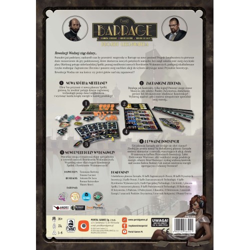 Barrage: Projekt Leeghwatera Dodatki do Gier Planszowych Portal