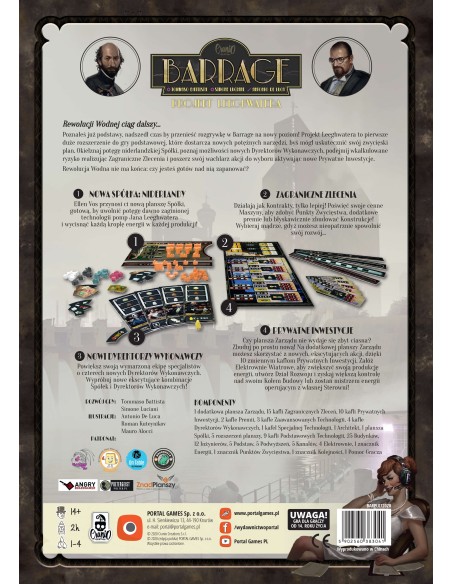 Barrage: Projekt Leeghwatera Dodatki do Gier Planszowych Portal