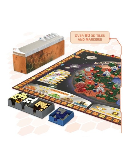 Terraformacja Marsa: Big Storage Box + kafle 3D (edycja polska) Dodatki do Gier Planszowych Rebel