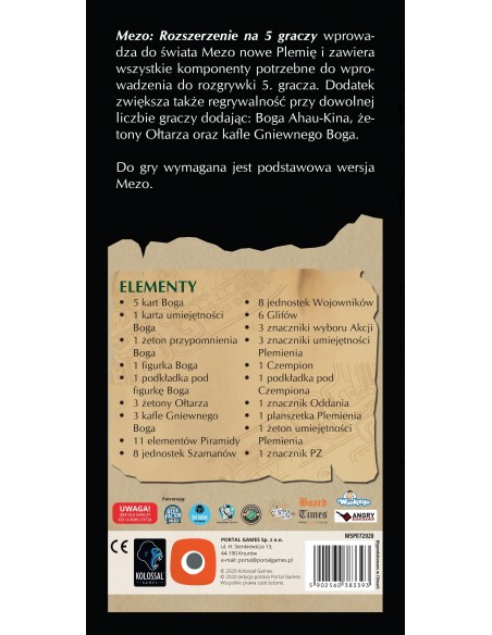 Mezo: Rozszerzenie na 5 Graczy Dodatki do Gier Planszowych Portal