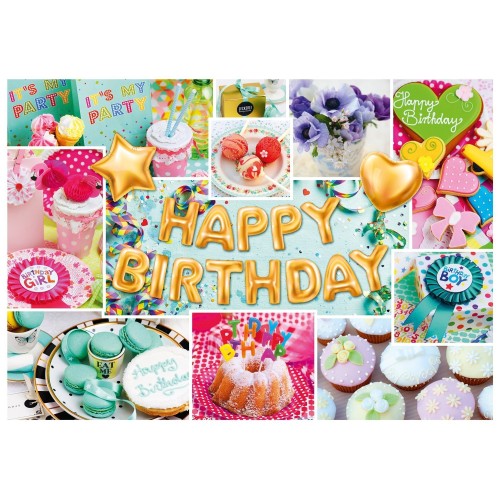 PQ Puzzle 1000 el. Happy Birthday Inspiracje Schmidt Spiele PQ Puzzle 1000 el. Happy Birthday Inspiracje Schmidt Spiele