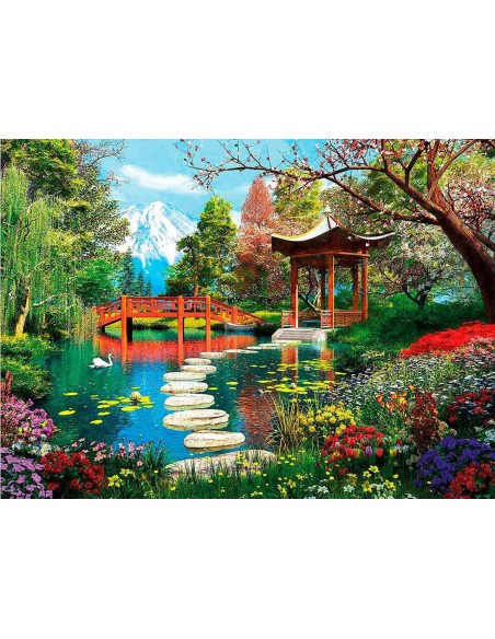 Puzzle 1000 el. Fuji Garden Pejzaże Clementoni