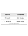 Feldherr Card Holder for game cards in Mini European Board Game Size - 150 cards - 1 tray Organizery Feldherr