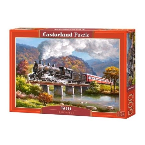 Puzzle 500 el. Żelazny koń Motorozycja Castorland