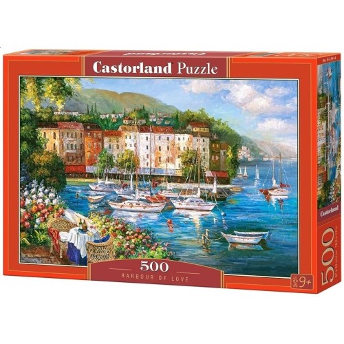 Puzzle 500 el. Harbour of Love Pejzaże Castorland