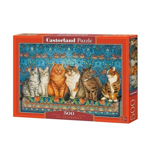 Puzzle 500 el. Cat Aristocracy Zwierzęta Castorland