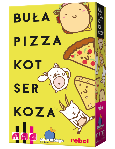 Buła, Pizza, Kot, Ser, Koza Imprezowe Rebel