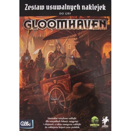 Gloomhaven: zestaw naklejek (edycja polska) Pozostałe gry Albi