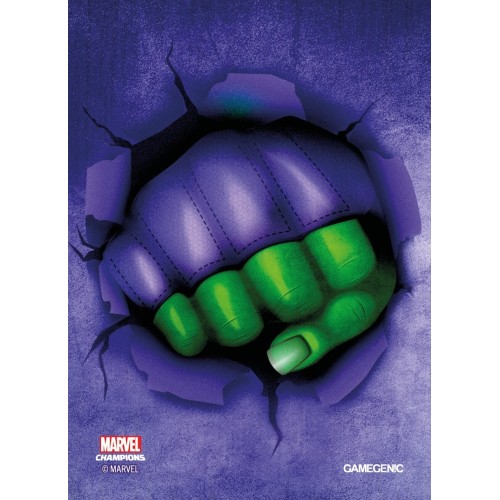 MARVEL Art Sleeves (66 mm x 91 mm) Hulk 50+1 szt. Gamegenic Gamegenic