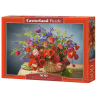 Puzzle 500 el. Bouquet with Poppies Martwa Natura Castorland