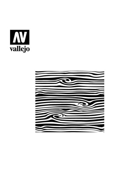 Szablon ST-TX007 Wood Texture Nº2 Szablony modelarskie Vallejo