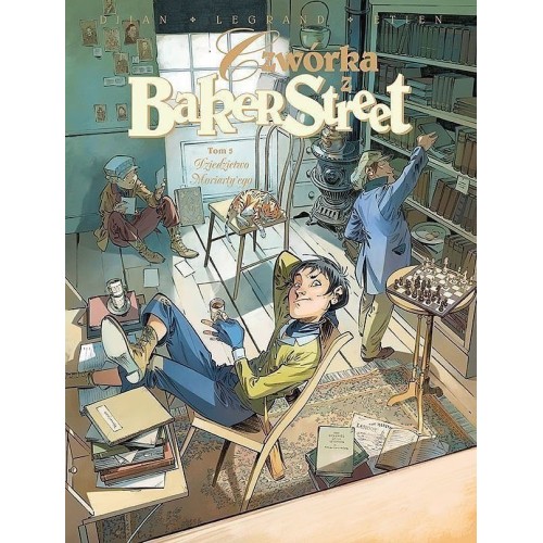 Czwórka z Baker Street - 5 - Dziedzictwo Moriarty'ego Komiksy kryminalne Egmont