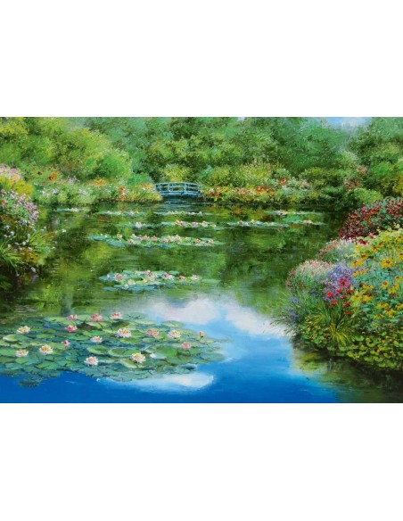 PQ Puzzle 1000 el. Lilie wodne Pejzaże Schmidt Spiele