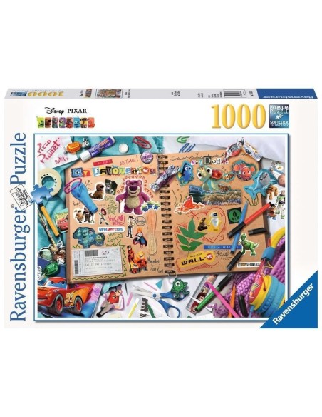 Puzzle 1000 el. Disney Pixar scrapbook Inspiracje Ravensburger
