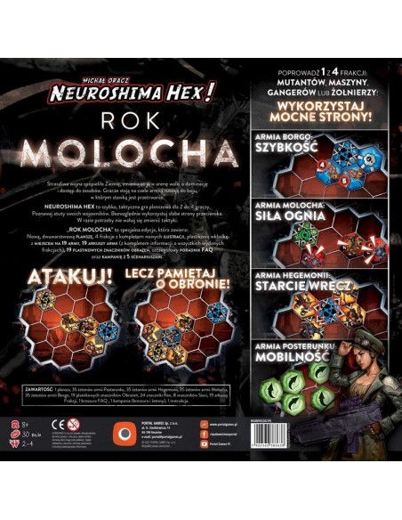 Neuroshima Hex 3.0! Rok Molocha Strategiczne Portal