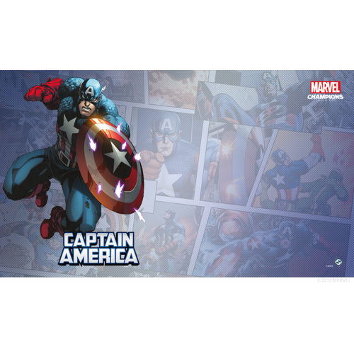 Marvel Champions: Captain America Game Mat Fantasy Flight Games Fantasy Flight Games