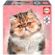 Puzzle 100 el. Koty - Perski Zwierzęta Educa