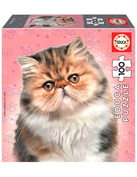 Puzzle 100 el. Koty - Perski Zwierzęta Educa