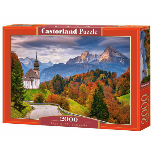 Puzzle 2000 el. Jesień w Alpach Bawarskich, Niemcy Pejzaże Castorland