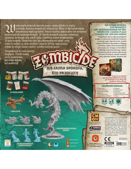 Zombicide: Nie zazna spokoju kto przeklęty Dodatki do Gier Planszowych Portal