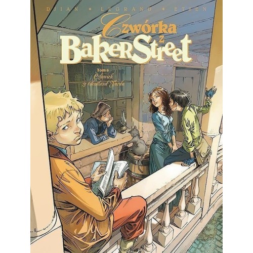Czwórka z Baker Street - 6 - Człowiek ze Scotland Yardu Komiksy kryminalne Egmont
