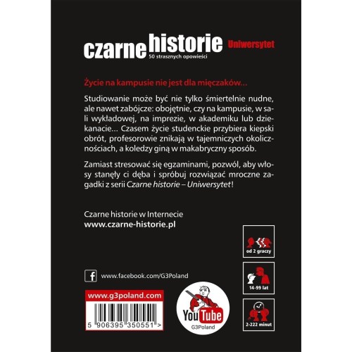 Czarne historie - Uniwersytet Imprezowe G3