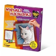 Wypukła malowanka [Zestaw Kreatywny] Kot Turkish angora Zabawki kreatywne  Mirage-Hobby