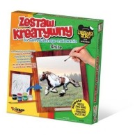 Wypukła malowanka [Zestaw Kreatywny] KOŃ Shire Zabawki kreatywne  Mirage-Hobby