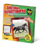 Wypukła malowanka [Zestaw Kreatywny] KOŃ Holenderski gorącokrwisty Zabawki kreatywne  Mirage-Hobby