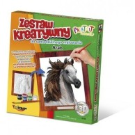 Wypukła malowanka [Zestaw Kreatywny] KOŃ Arab Zabawki kreatywne  Mirage-Hobby