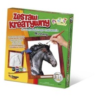 Wypukła malowanka [Zestaw Kreatywny] KOŃ Mustang Zabawki kreatywne  Mirage-Hobby