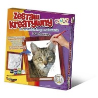 Wypukła malowanka [Zestaw Kreatywny] Kot Dachowiec Zabawki kreatywne  Mirage-Hobby