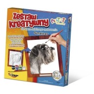 Wypukła malowanka [Zestaw Kreatywny] PIES Sznaucer Zabawki kreatywne  Mirage-Hobby