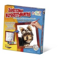 Wypukła malowanka [Zestaw Kreatywny] PIES Yorkshire terrier Zabawki kreatywne  Mirage-Hobby